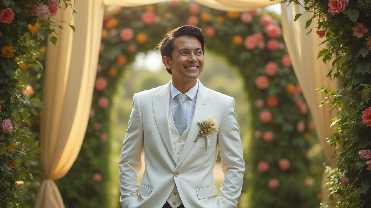 The Innocent Appeal of White Groom Suits: A Timeless Choice