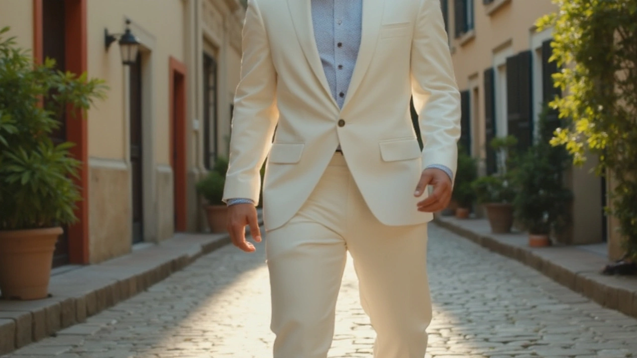 Tips for Styling a White Groom Suit